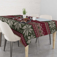 Skeleton Candy Cane Christmas Tablecloth Xmas Holiday Patterns - Wonder Print Shop