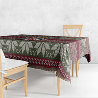 Skeleton Candy Cane Christmas Tablecloth Xmas Holiday Patterns - Wonder Print Shop