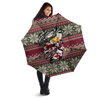 Skeleton Candy Cane Christmas Umbrella Xmas Holiday Patterns - Wonder Print Shop