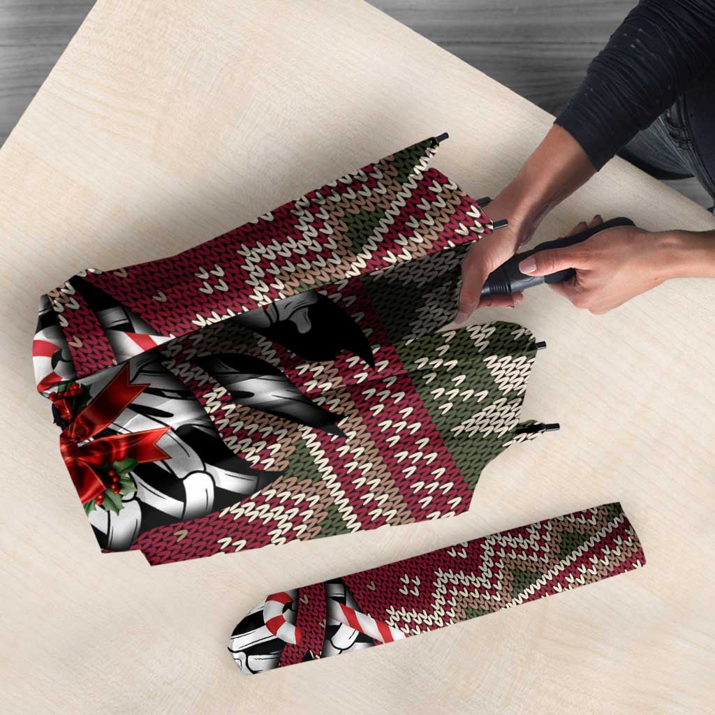Skeleton Candy Cane Christmas Umbrella Xmas Holiday Patterns - Wonder Print Shop