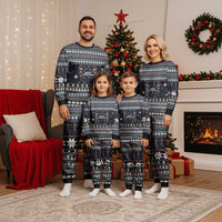 Skeleton Merry Creepmas Christmas Pajama Set Xmas Holiday Patterns - Wonder Print Shop