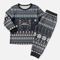 Skeleton Merry Creepmas Christmas Pajama Set Xmas Holiday Patterns - Wonder Print Shop