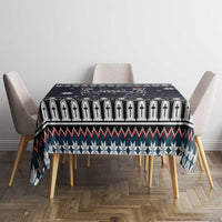 Skeleton Merry Creepmas Christmas Tablecloth Xmas Holiday Patterns - Wonder Print Shop