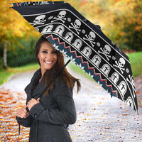 Skeleton Merry Creepmas Christmas Umbrella Xmas Holiday Patterns - Wonder Print Shop