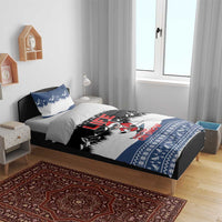 Skiing Life Is Better On Snow Christmas Bedding Set Xmas Holiday Patterns - Wonder Print Shop