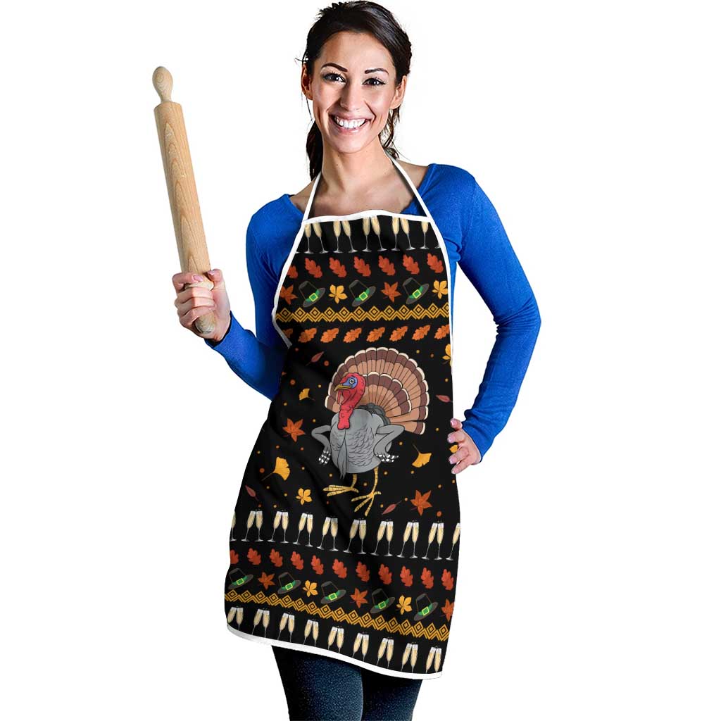 Thanksgiving Christmas Design Apron Xmas Holiday Patterns - Wonder Print Shop