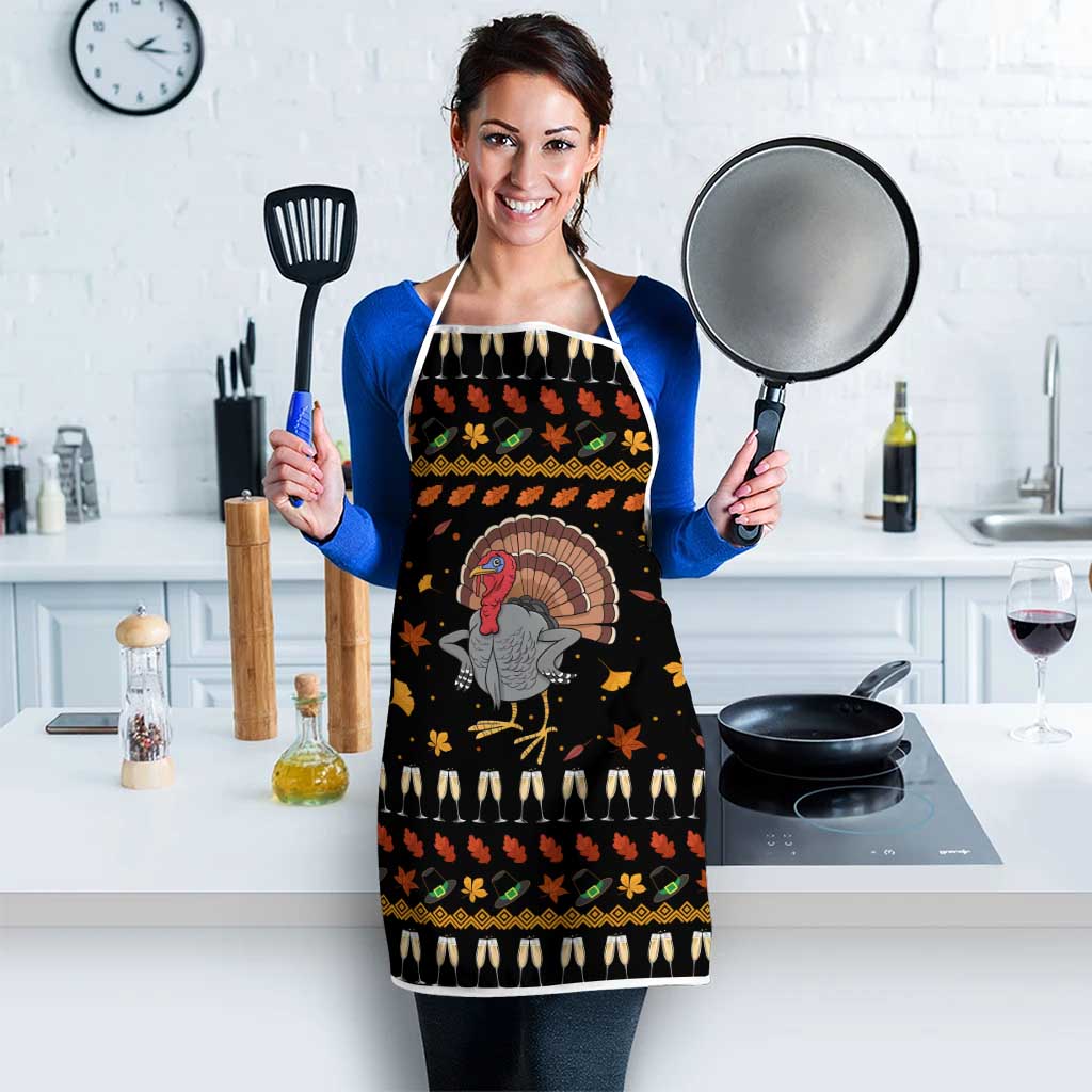 Thanksgiving Christmas Design Apron Xmas Holiday Patterns - Wonder Print Shop