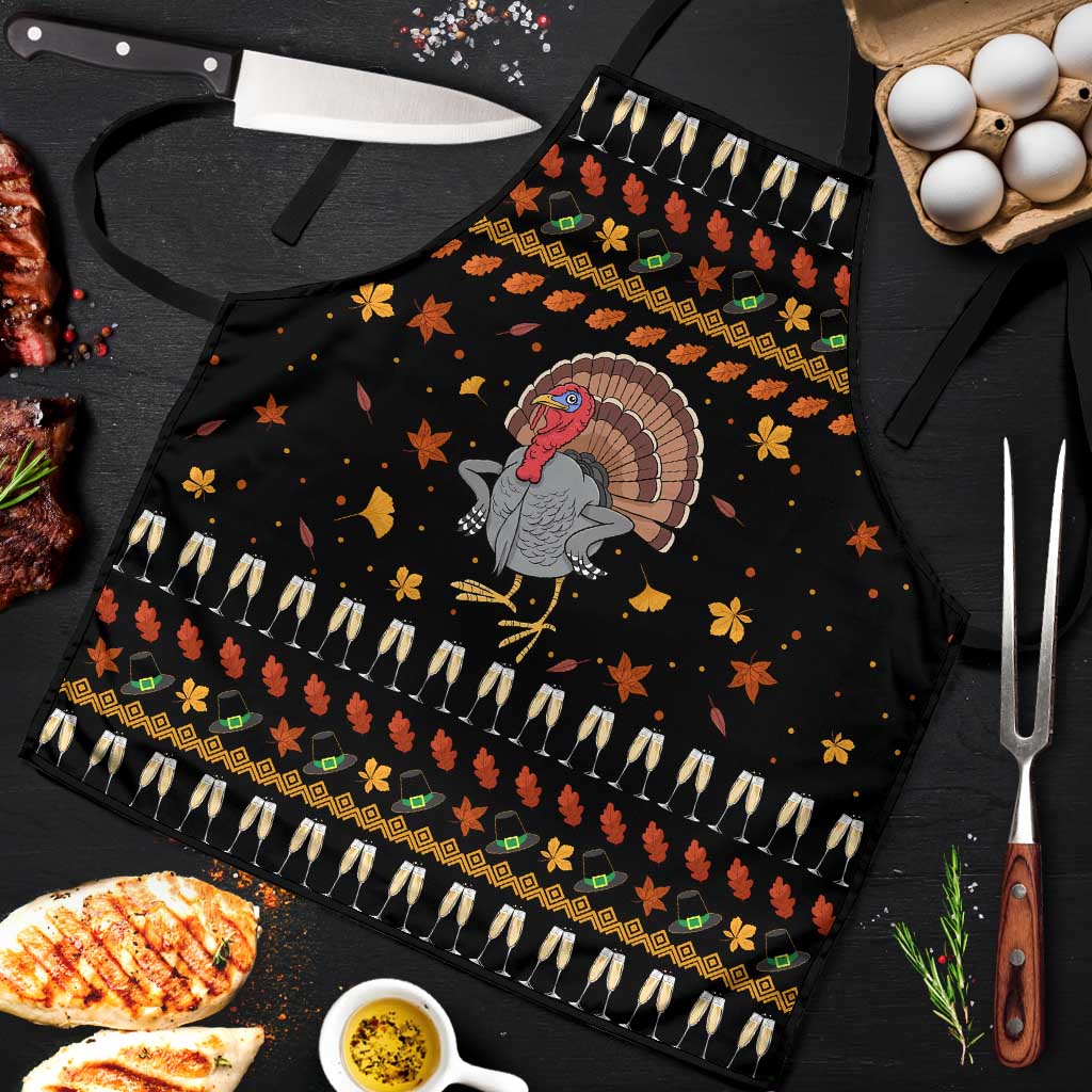 Thanksgiving Christmas Design Apron Xmas Holiday Patterns - Wonder Print Shop