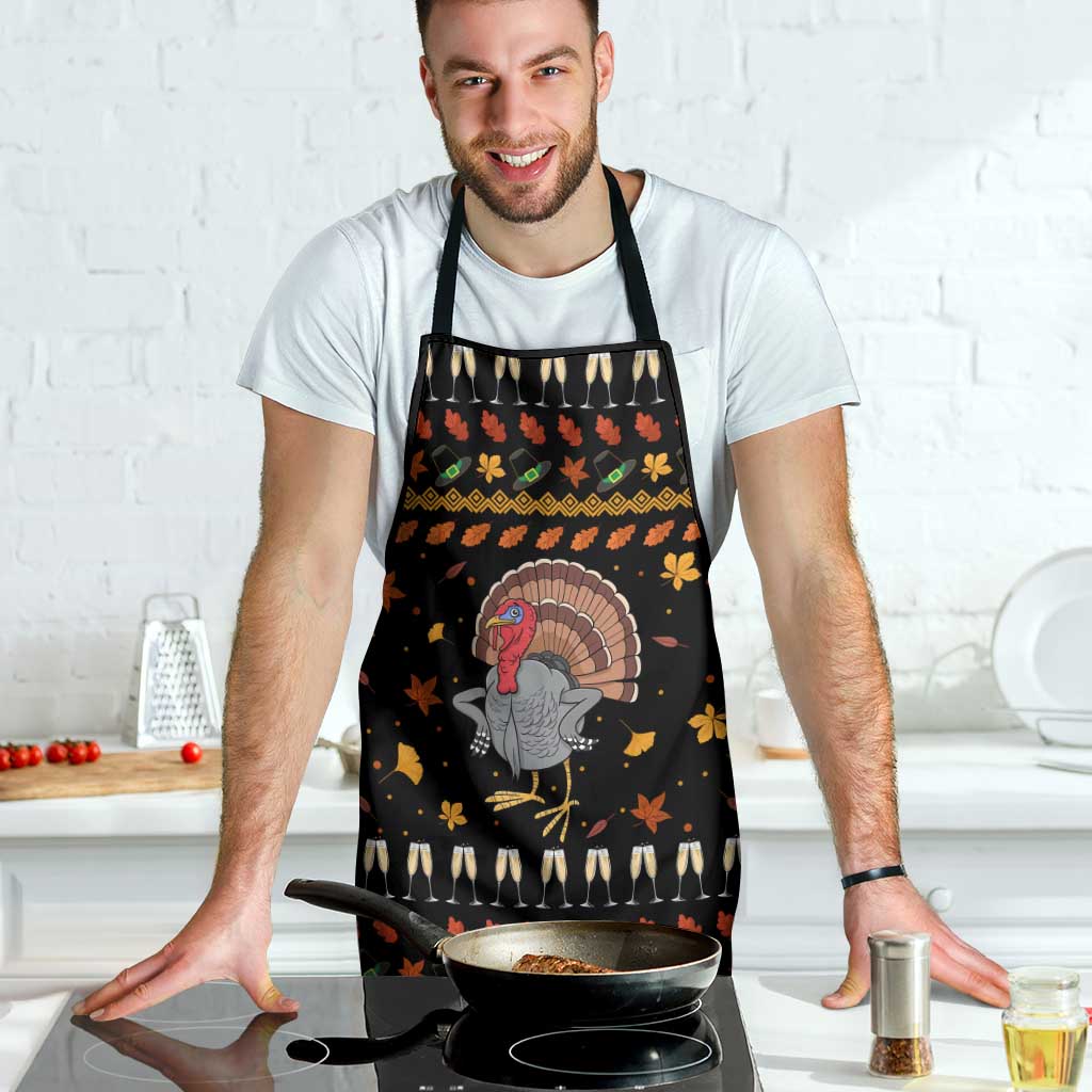 Thanksgiving Christmas Design Apron Xmas Holiday Patterns - Wonder Print Shop