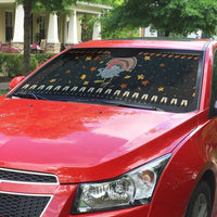 Thanksgiving Christmas Design Auto Sun Shade Xmas Holiday Patterns - Wonder Print Shop