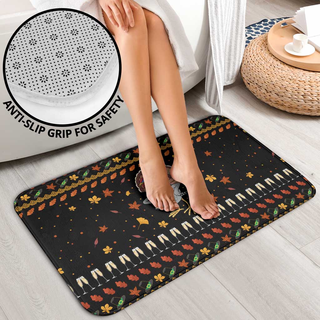 Thanksgiving Christmas Design Bathroom Set Xmas Holiday Patterns - Wonder Print Shop