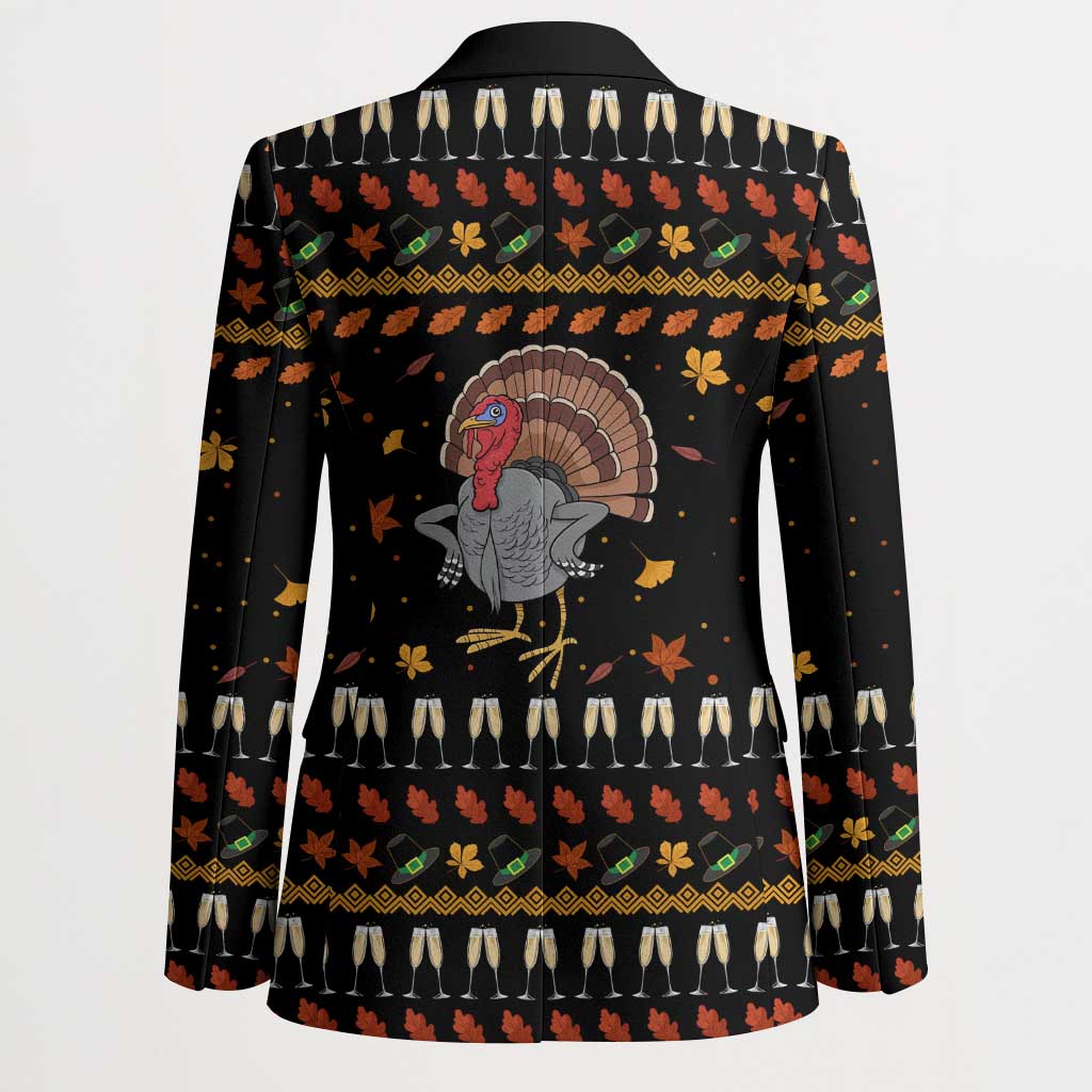 Thanksgiving Christmas Design Blazer Xmas Holiday Patterns - Wonder Print Shop