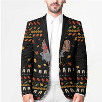 Thanksgiving Christmas Design Blazer Xmas Holiday Patterns - Wonder Print Shop