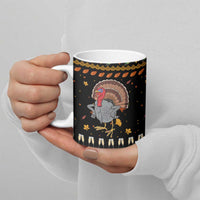 Thanksgiving Christmas Design Ceramic Mug Xmas Holiday Patterns - Wonder Print Shop