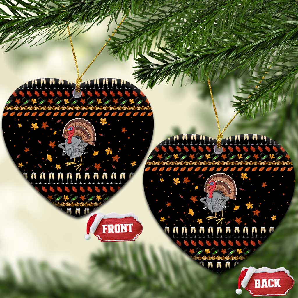 Thanksgiving Christmas Design Ceramic Ornament Xmas Holiday Patterns - Wonder Print Shop