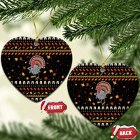 Thanksgiving Christmas Design Ceramic Ornament Xmas Holiday Patterns - Wonder Print Shop