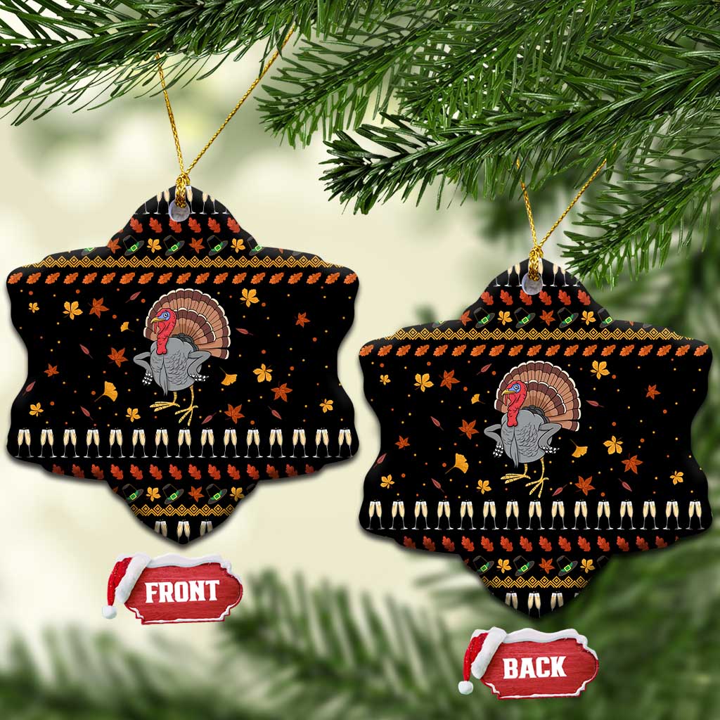 Thanksgiving Christmas Design Ceramic Ornament Xmas Holiday Patterns - Wonder Print Shop
