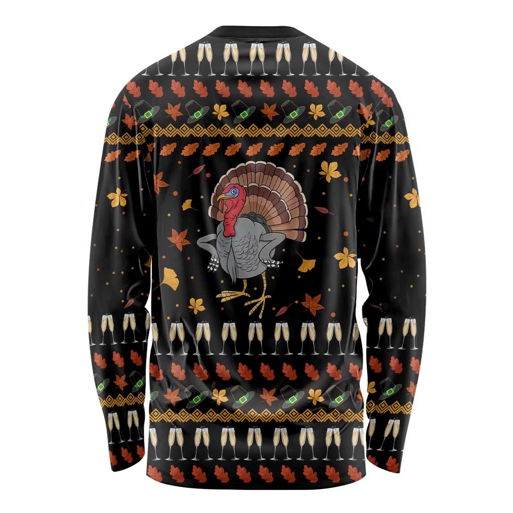 Thanksgiving Christmas Design Long Sleeve Shirt Xmas Holiday Patterns - Wonder Print Shop