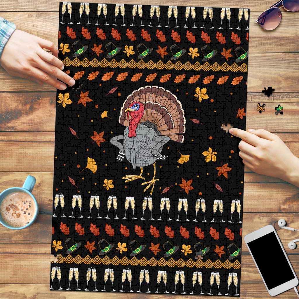 Thanksgiving Christmas Design Puzzle Xmas Holiday Patterns - Wonder Print Shop