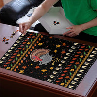 Thanksgiving Christmas Design Puzzle Xmas Holiday Patterns - Wonder Print Shop