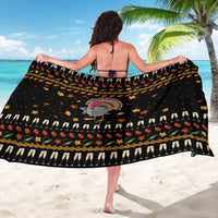 Thanksgiving Christmas Design Sarong Xmas Holiday Patterns - Wonder Print Shop