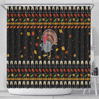 Thanksgiving Christmas Design Shower Curtain Xmas Holiday Patterns - Wonder Print Shop