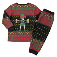 The Beer Lover Elf Christmas Pajama Set Xmas Holiday Patterns - Wonder Print Shop