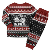 They Are Natural Christmas Pajama Set Xmas Holiday Patterns - Wonder Print Shop
