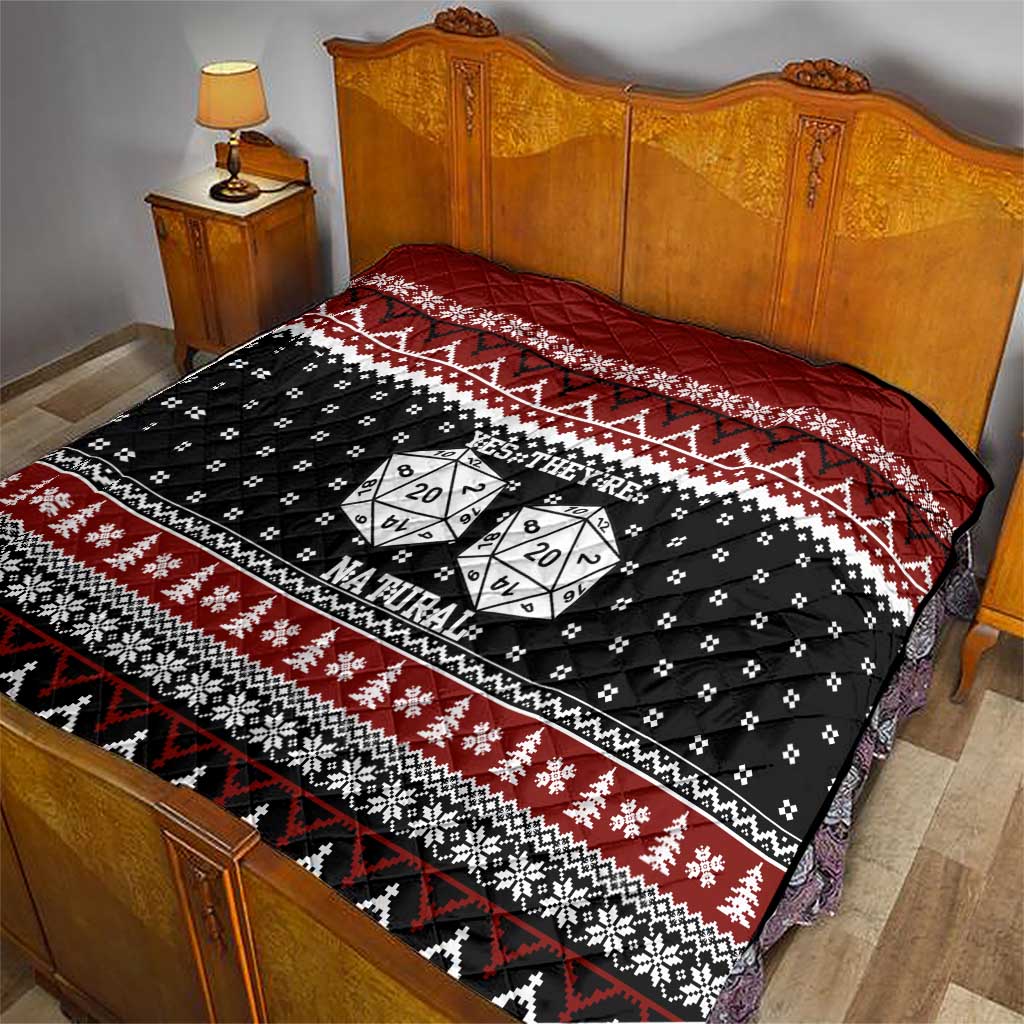 They Are Natural Christmas Quilt Xmas Holiday Patterns - Wonder Print Shop