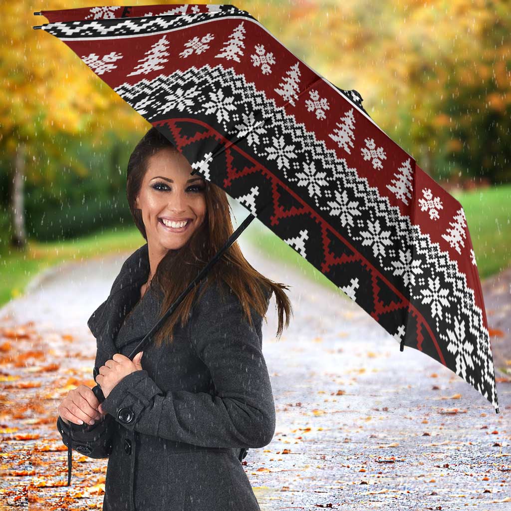 They Are Natural Christmas Umbrella Xmas Holiday Patterns - Wonder Print Shop