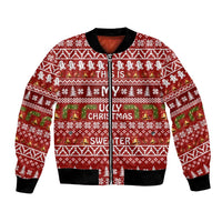 This Is My Christmas Bomber Jacket Xmas Holiday Patterns - Wonder Print Shop