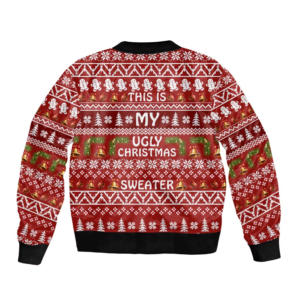 This Is My Christmas Bomber Jacket Xmas Holiday Patterns - Wonder Print Shop