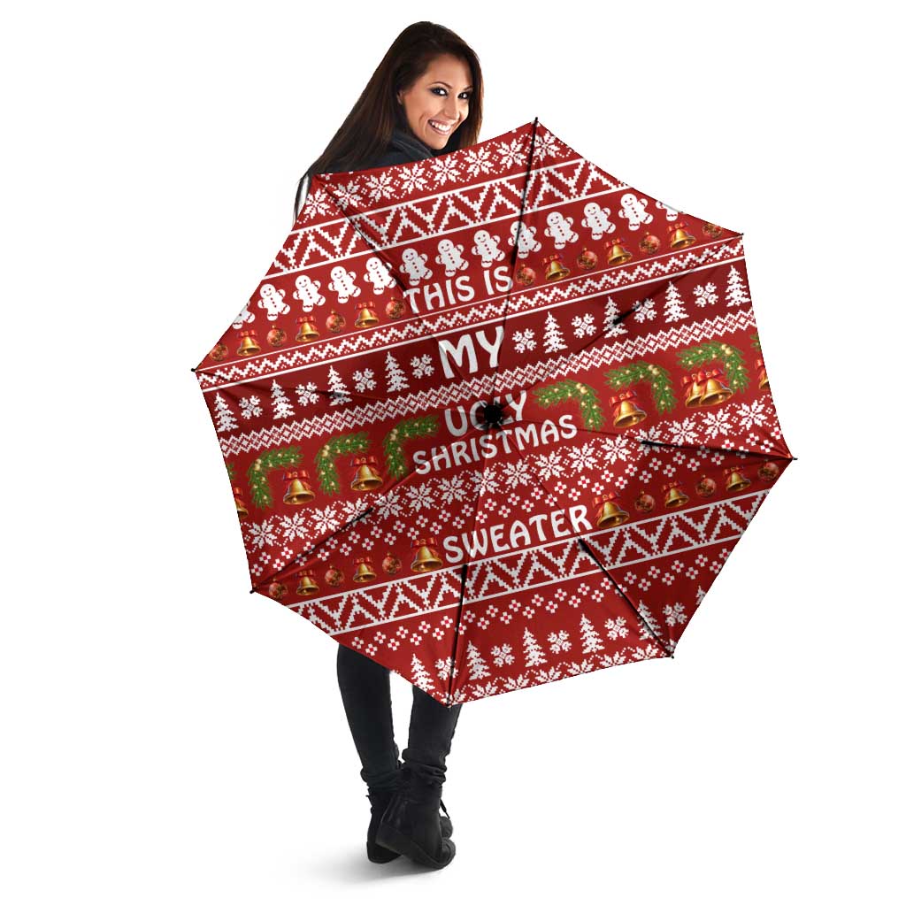 This Is My Christmas Umbrella Xmas Holiday Patterns - Wonder Print Shop