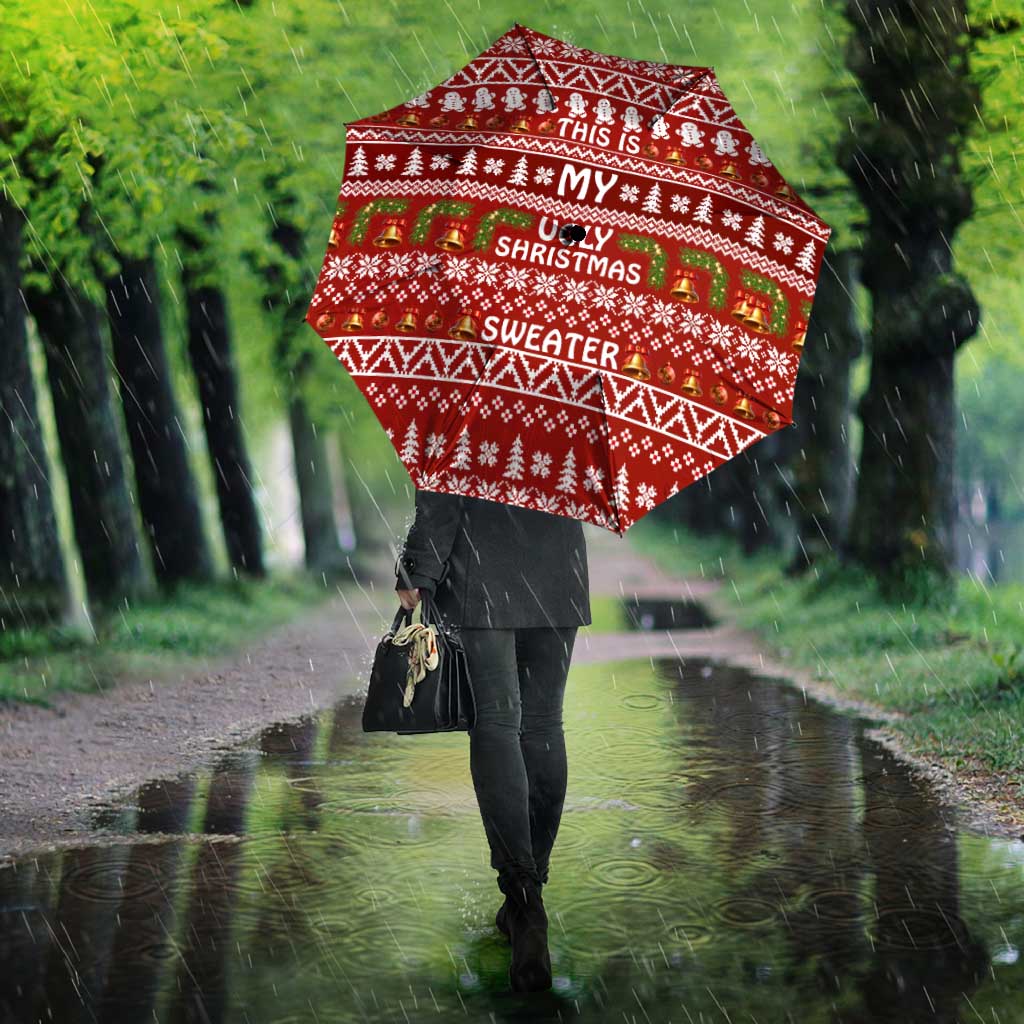 This Is My Christmas Umbrella Xmas Holiday Patterns - Wonder Print Shop
