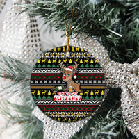 Time To Get Blitzened Christmas Ceramic Ornament Xmas Holiday Patterns - Wonder Print Shop