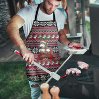 Unicorn Believe In The Magic Christmas Apron Xmas Holiday Patterns - Wonder Print Shop