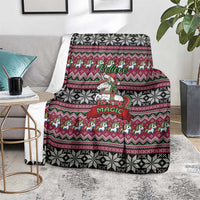 Unicorn Believe In The Magic Christmas Blanket Xmas Holiday Patterns - Wonder Print Shop