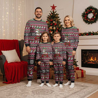 Unicorn Believe In The Magic Christmas Pajama Set Xmas Holiday Patterns - Wonder Print Shop