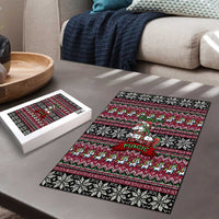 Unicorn Believe In The Magic Christmas Puzzle Xmas Holiday Patterns - Wonder Print Shop