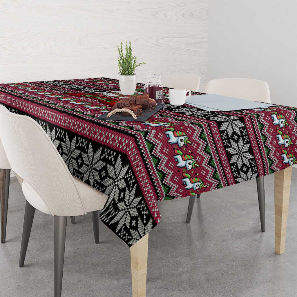 Unicorn Believe In The Magic Christmas Tablecloth Xmas Holiday Patterns - Wonder Print Shop