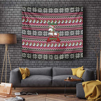 Unicorn Believe In The Magic Christmas Tapestry Xmas Holiday Patterns - Wonder Print Shop