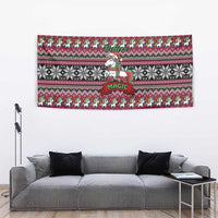 Unicorn Believe In The Magic Christmas Tapestry Xmas Holiday Patterns - Wonder Print Shop