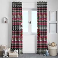 Unicorn Believe In The Magic Christmas Window Curtain Xmas Holiday Patterns - Wonder Print Shop
