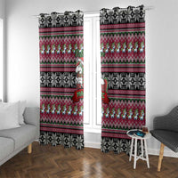 Unicorn Believe In The Magic Christmas Window Curtain Xmas Holiday Patterns - Wonder Print Shop