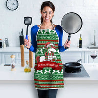 Unicorn Festive Fabulous Christmas Apron Xmas Holiday Patterns - Wonder Print Shop