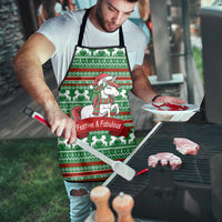 Unicorn Festive Fabulous Christmas Apron Xmas Holiday Patterns - Wonder Print Shop