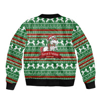 Unicorn Festive Fabulous Christmas Bomber Jacket Xmas Holiday Patterns - Wonder Print Shop