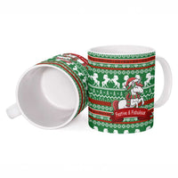 Unicorn Festive Fabulous Christmas Ceramic Mug Xmas Holiday Patterns - Wonder Print Shop