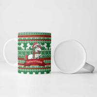 Unicorn Festive Fabulous Christmas Ceramic Mug Xmas Holiday Patterns - Wonder Print Shop