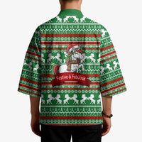 Unicorn Festive Fabulous Christmas Kimono Xmas Holiday Patterns - Wonder Print Shop